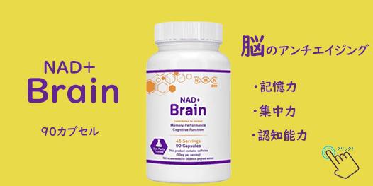NADプラスBrain
脳のアンチエイジング
記憶力
集中力
認知能力